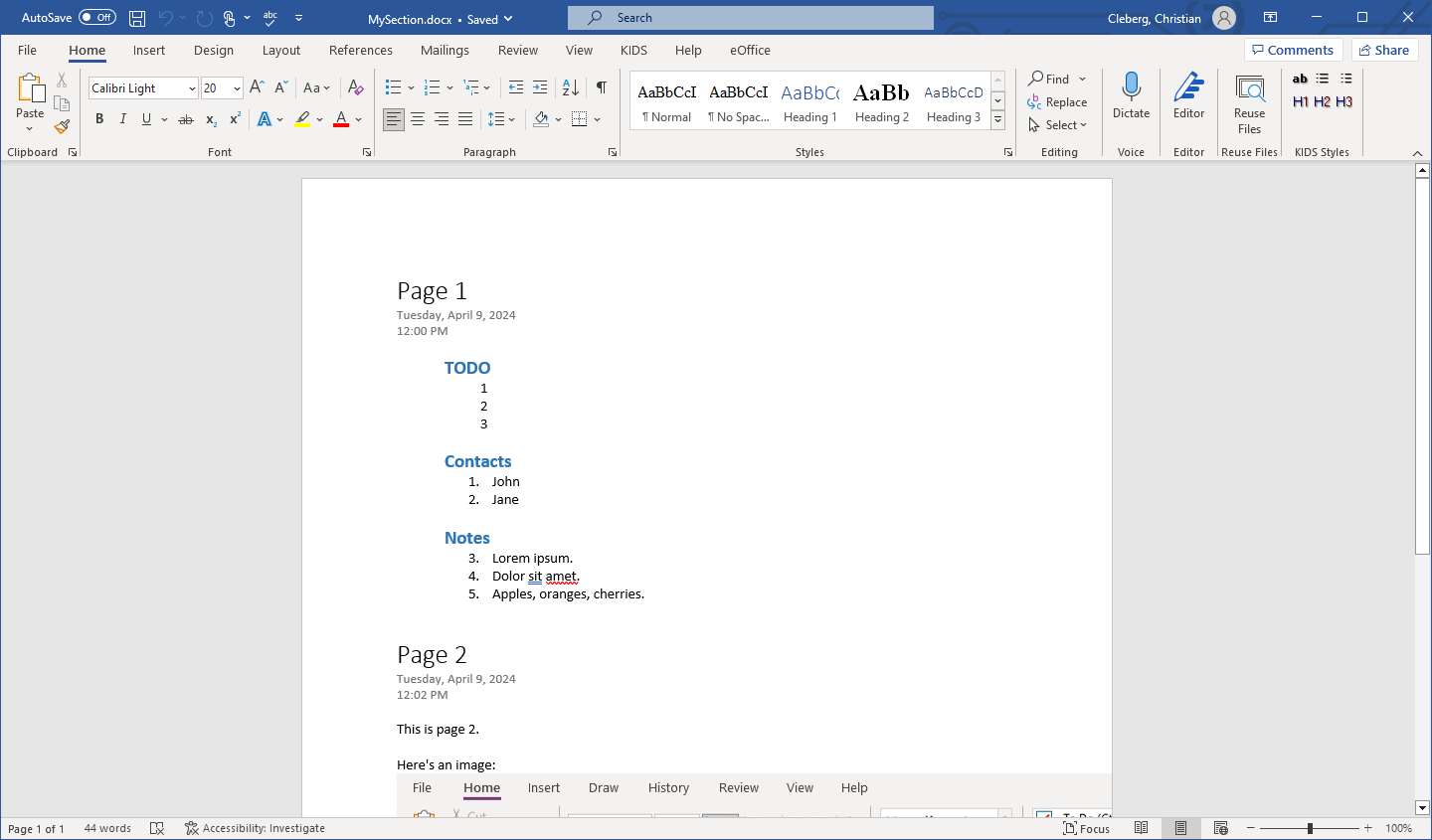 Exported Word
Document